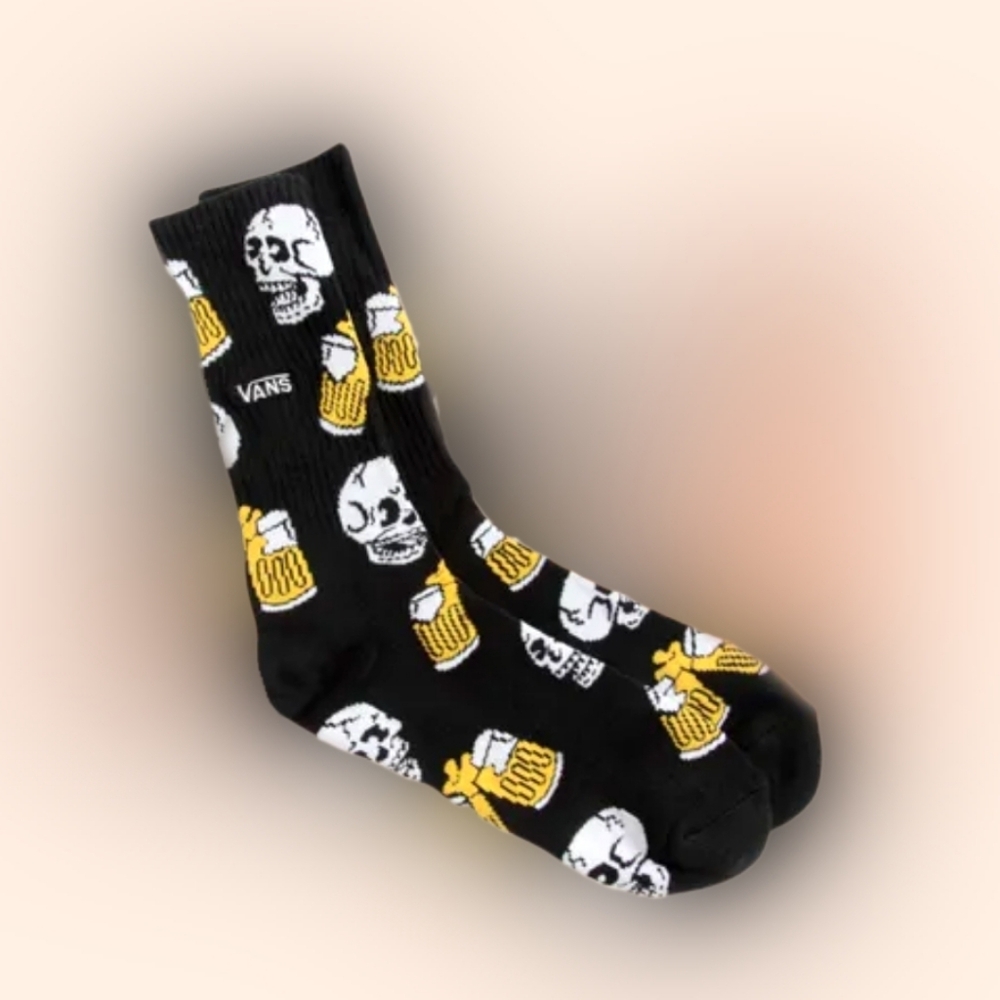 Vans Skull and Beer Socks